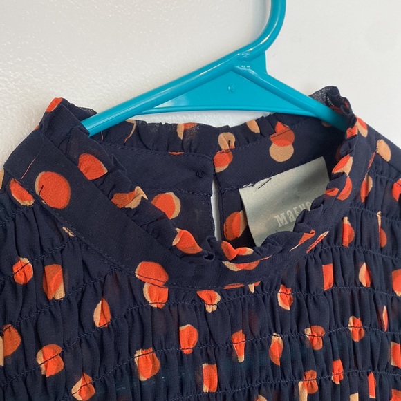 MAEVE Anthropologie TankTop Blouse Navy Size 4 - Picture 2 of 10